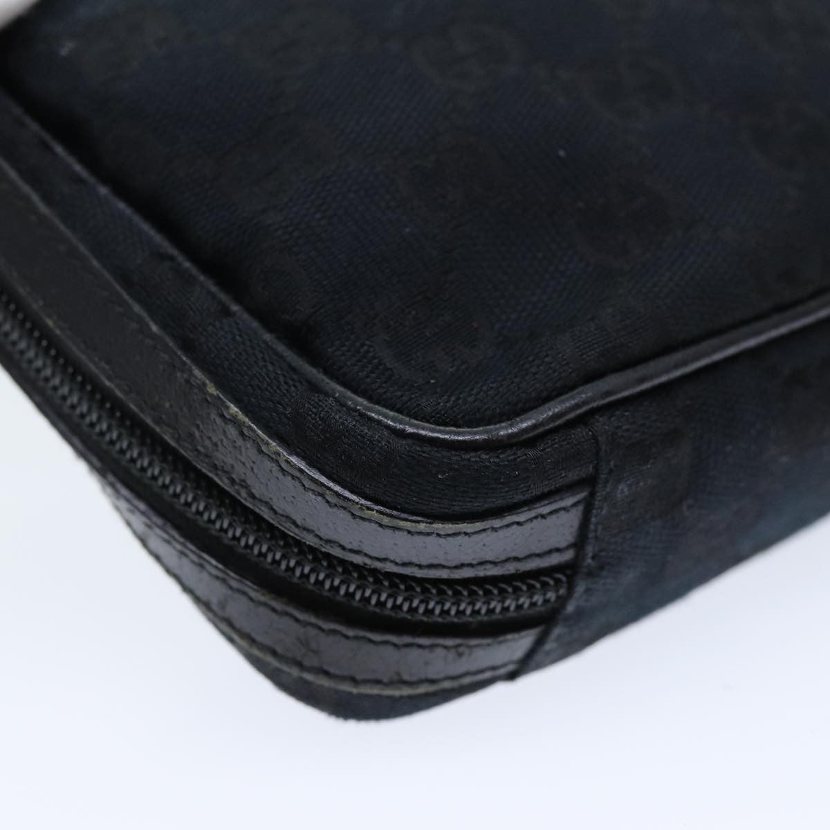 Gucci GG canvas pouch Canvas, BLACK, CANVAS, Clutche & pouche
