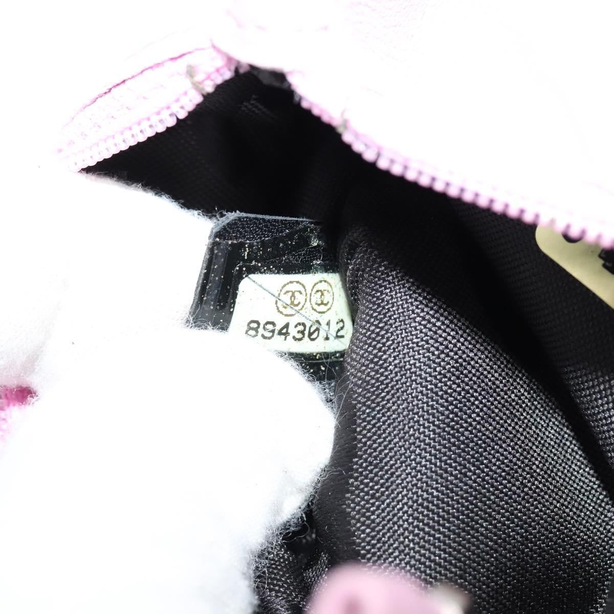 Chanel CC Zip Clutch Leather, Pink, Leather, Clutch
