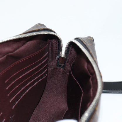 Louis Vuitton Kasai Clutch Macassar Monogram Canvas, BROWN, CANVAS, Clutche & pouche