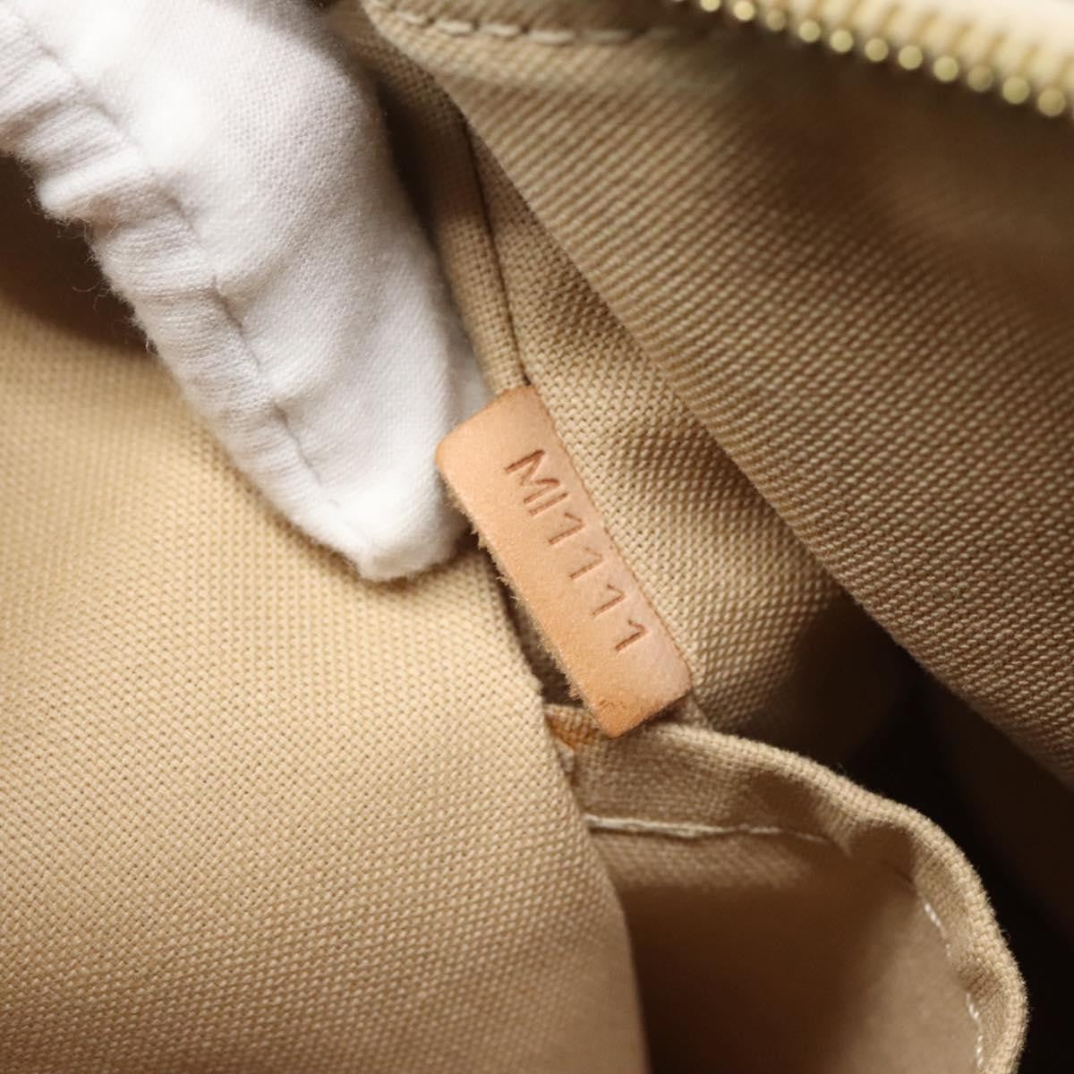 Louis Vuitton Siracusa Handbag Damier, WHITE, CANVAS, Shoulder bag