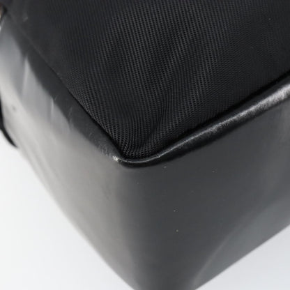 Gucci Vintage Bamboo Handle Bag Leather, BLACK, LEATHER, Handbag