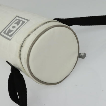Chanel Sport Line Bottle Holder Nylon, WHITE, NYLON, Clutche & pouche