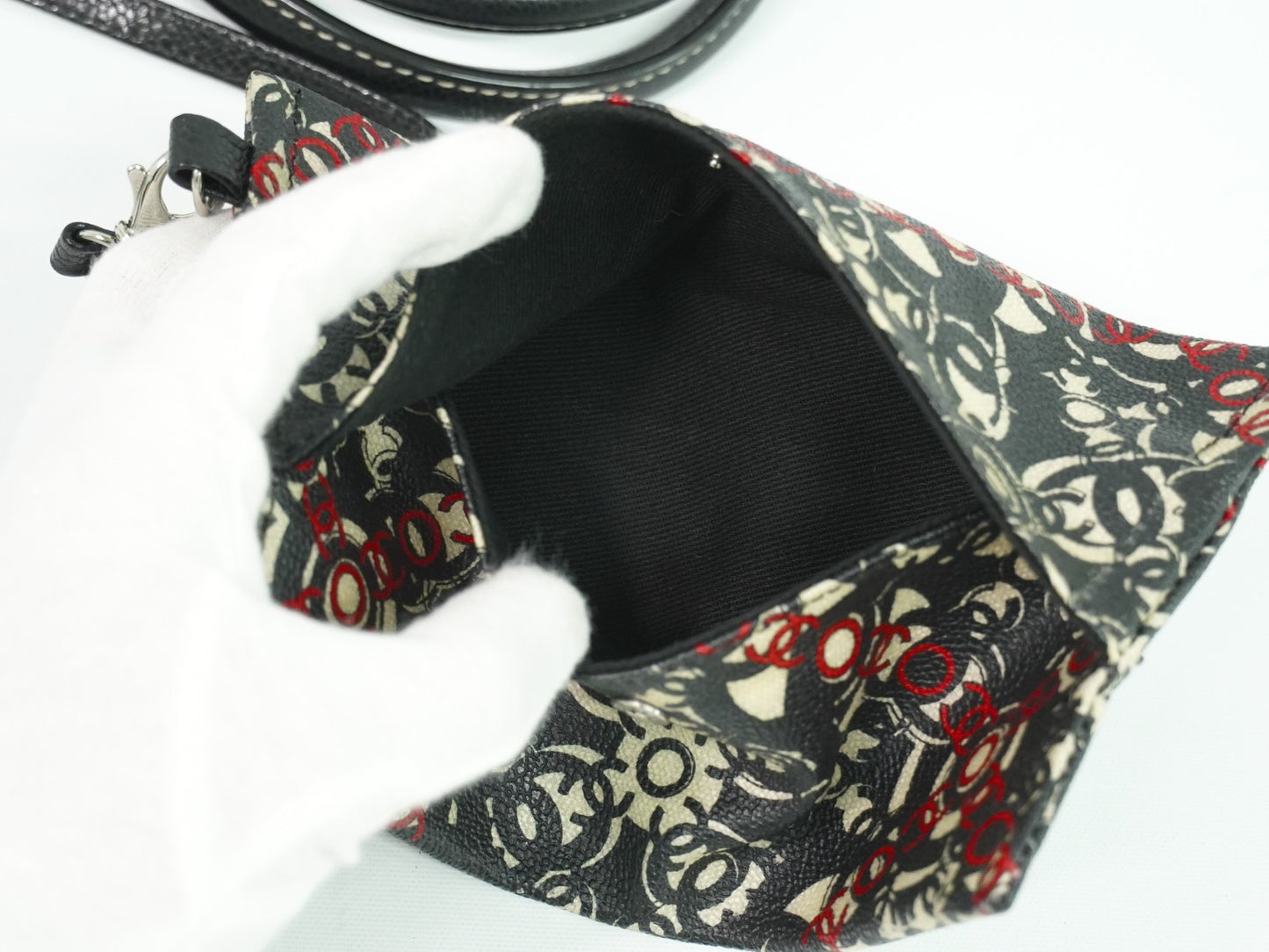 Chanel Optic Coco Tote Printed Coated Canvas with Caviar, MULTICOLOUR, CANVAS, Tote bag