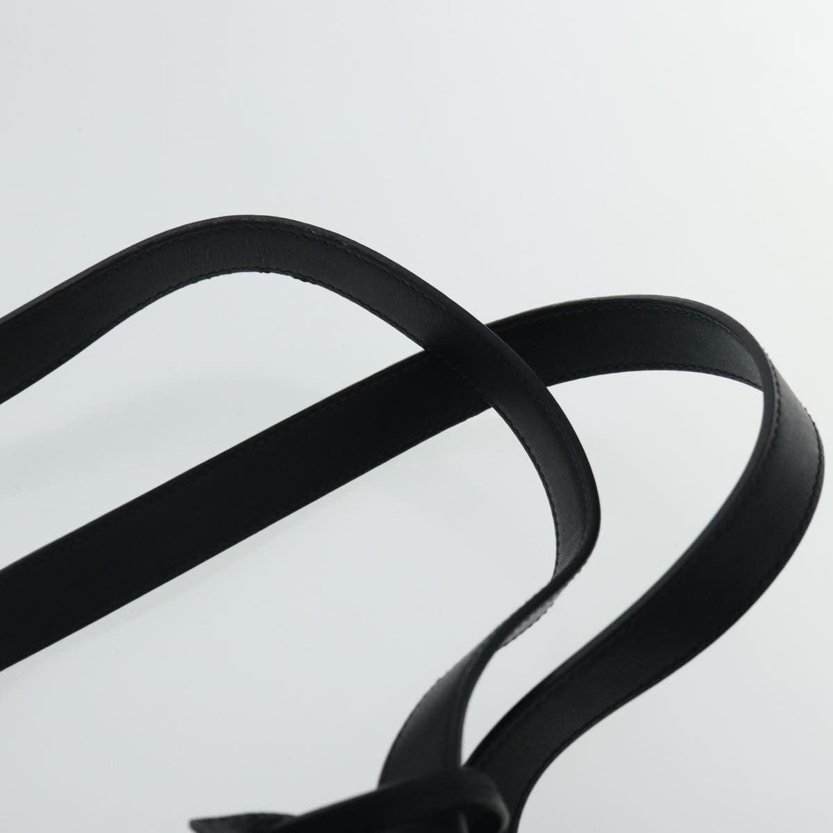 Saint Laurent Shopper Tote Leather, BLACK, LEATHER, Tote bag