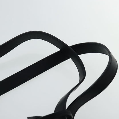 Saint Laurent Shopper Tote Leather, BLACK, LEATHER, Tote bag