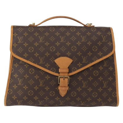 Louis Vuitton Beverly Briefcase Monogram Canvas, BROWN, CANVAS, Handbag