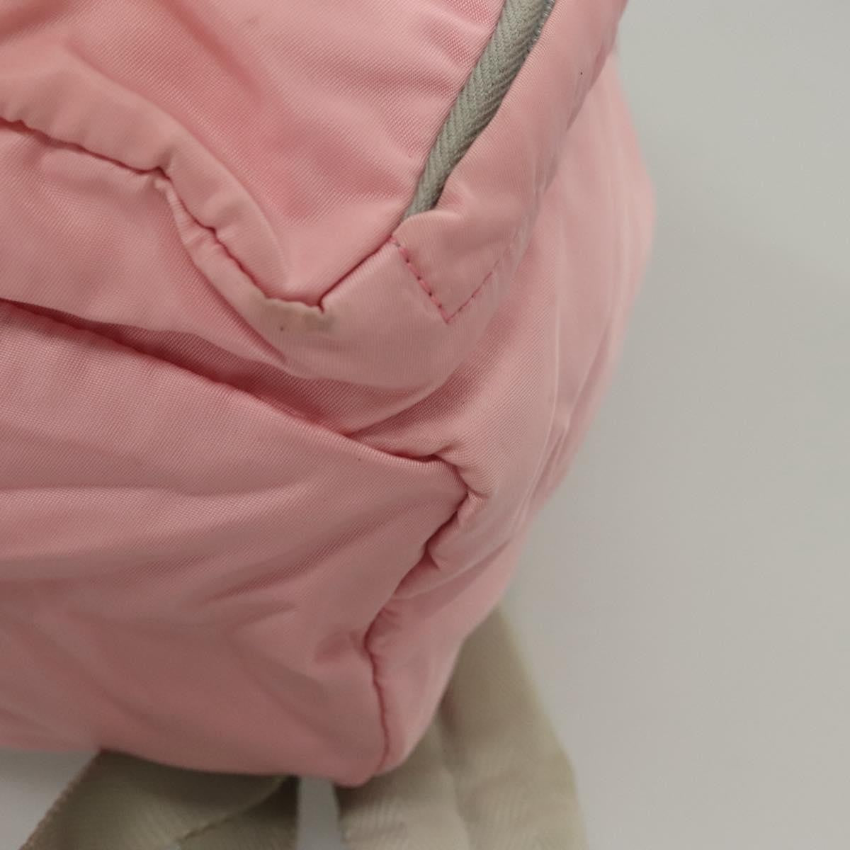 Prada Single Buckle Pocket Backpack Tessuto, PINK, NYLON, Backpack
