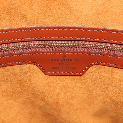 Louis Vuitton Lussac Handbag Epi Leather, BROWN, LEATHER, Shoulder bag