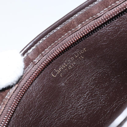 Christian Dior Vintage Trotter Shoulder Bag Canvas, BEIGE, CANVAS, Shoulder bag