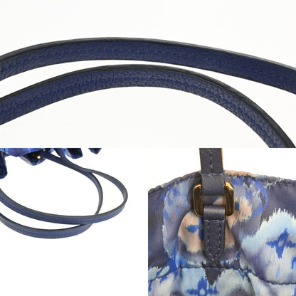 Louis Vuitton Noefull Handbag Ikat Nylon, BLUE, NYLON, Shoulder bag