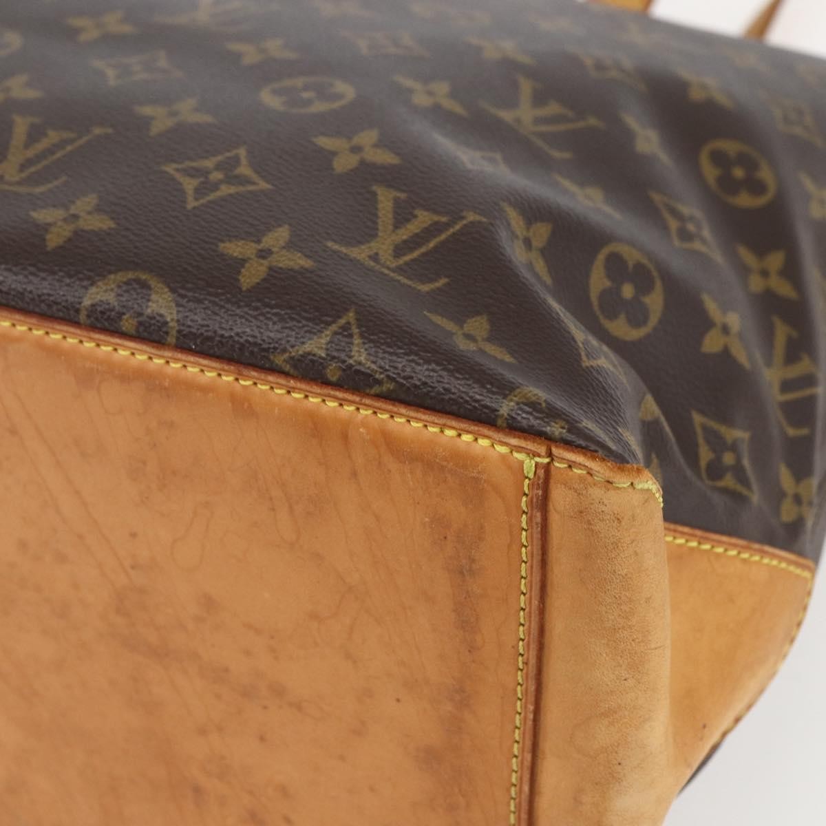 Louis Vuitton Cabas Mezzo Monogram Canvas, BROWN, CANVAS, Tote bag
