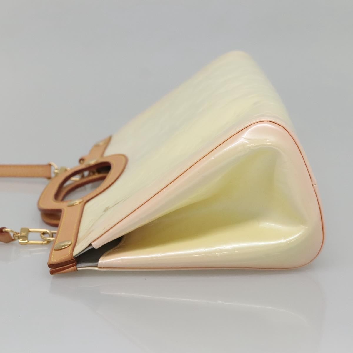 Louis Vuitton Roxbury Drive Handbag Monogram Vernis, BEIGE, PATENT_LEATHER, Handbag