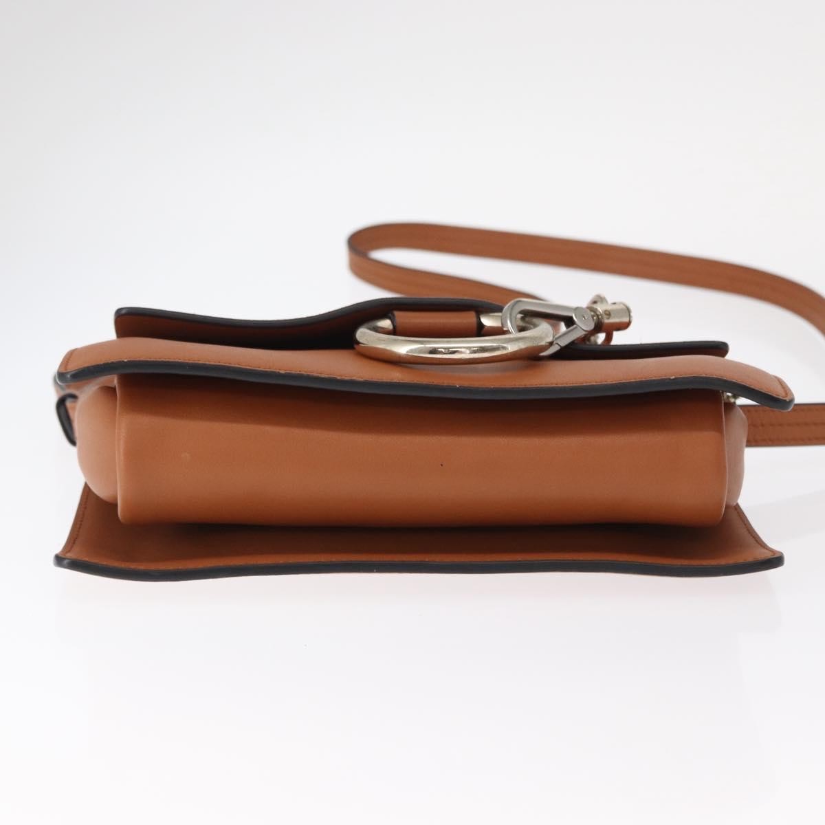 Chloe Faye Shoulder Bag Leather and Suede, BROWN, SUEDE, Shoulder bag