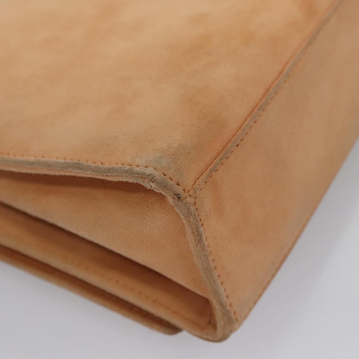 Chanel Flap Crossbody Bag Suede Patchwork, BEIGE, SUEDE, Crossbody bag