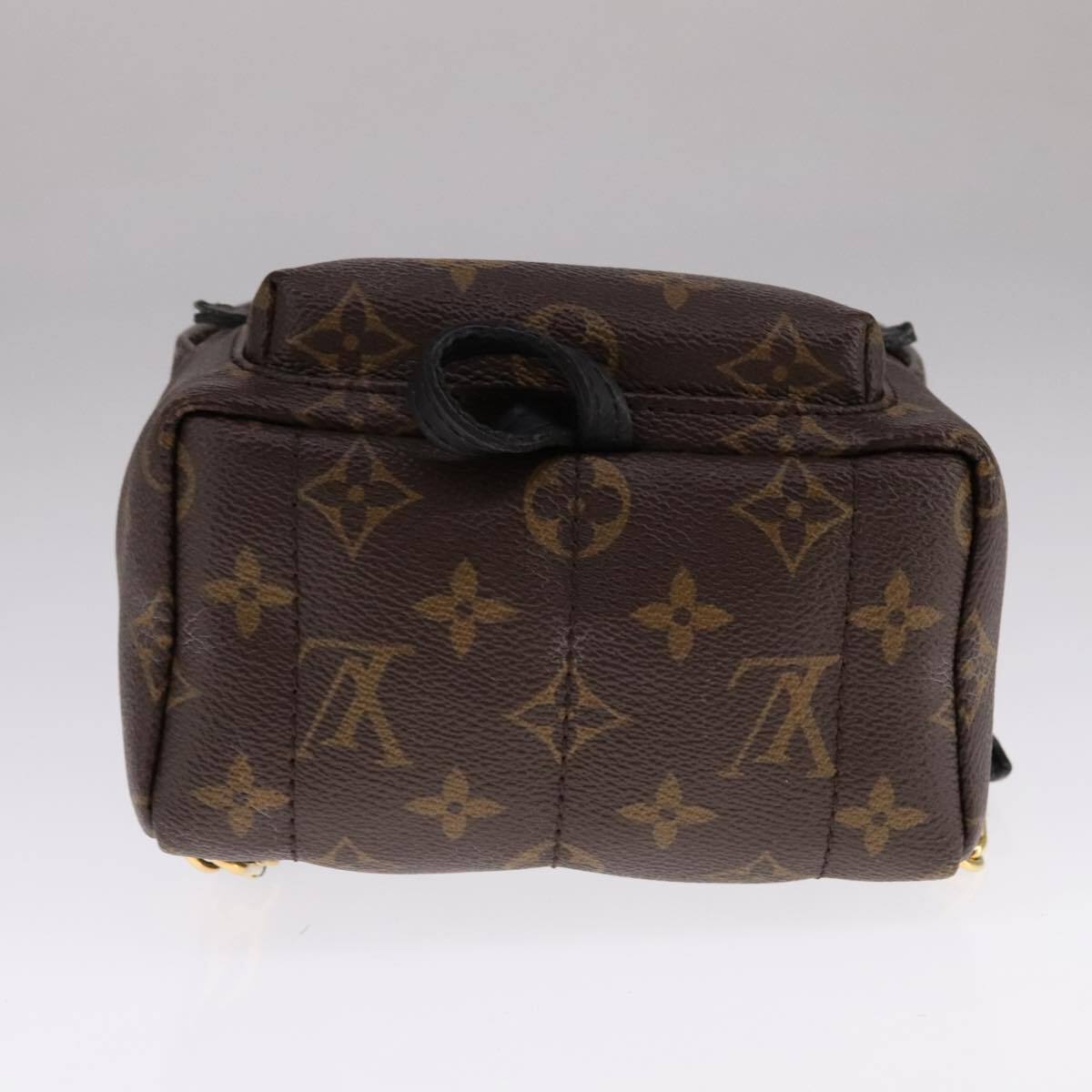 Louis Vuitton Palm Springs Backpack Monogram Canvas, BROWN, CANVAS, Backpack