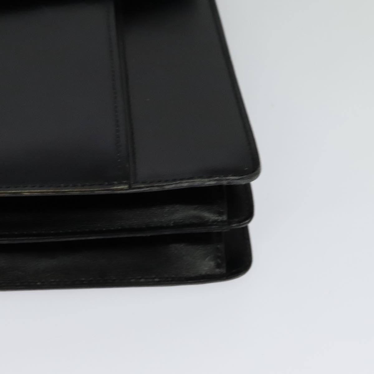 Bally Vintage Handbag Leather, BLACK, LEATHER, Handbag