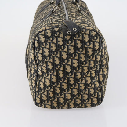 Christian Dior Vintage Trotter Boston Bag Diorissimo Canvas, NAVY, CANVAS, Travel bag