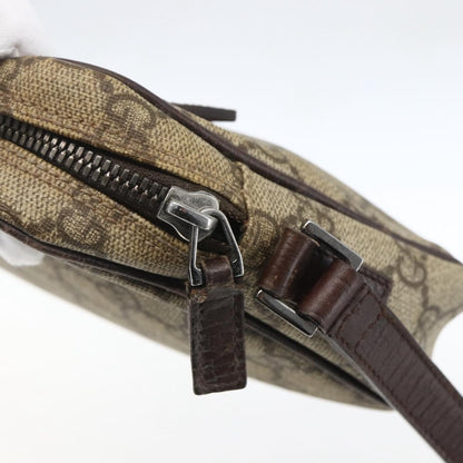 Gucci Wristlet Clutch GG Coated Canvas, BEIGE, CANVAS, Clutche & pouche