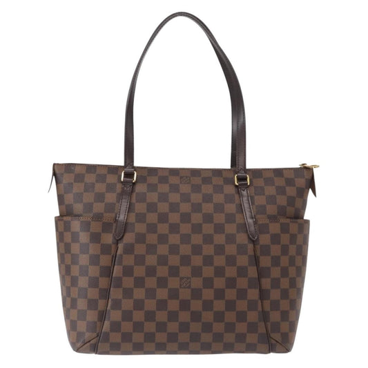 Louis Vuitton Totally Handbag Damier, BROWN, CANVAS, Tote bag