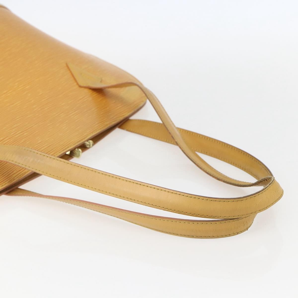 Louis Vuitton Lussac Handbag Epi Leather, YELLOW, LEATHER, Shoulder bag