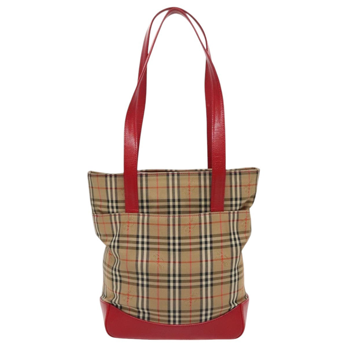 Burberry Nova Check Tote canvas check pattern, BEIGE, CANVAS, Tote bag
