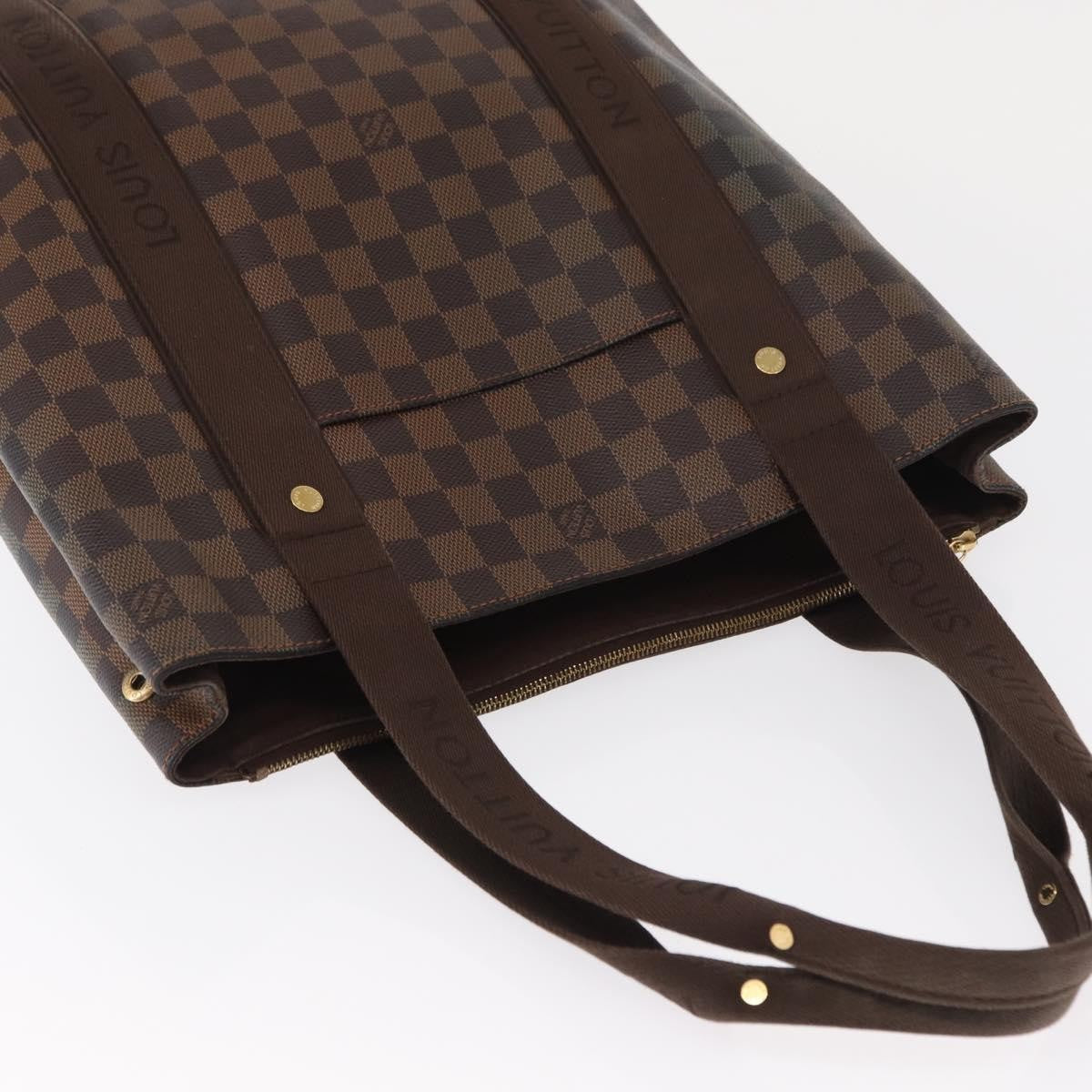 Louis Vuitton Cabas Beaubourg Damier, BROWN, CANVAS, Tote bag