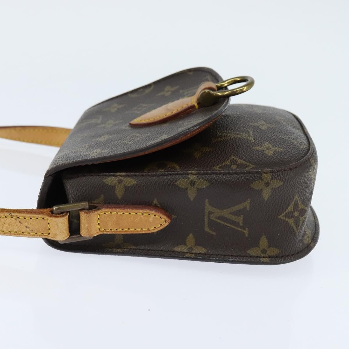 Louis Vuitton Saint Cloud Handbag Monogram Canvas, BROWN, CANVAS, Shoulder bag