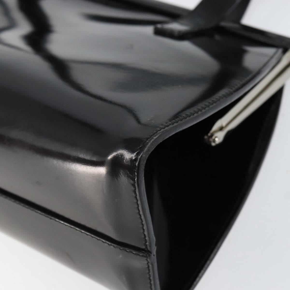 Salvatore Ferragamo Vintage Tote bag Patent Leather, BLACK, PATENT_LEATHER, Tote bag