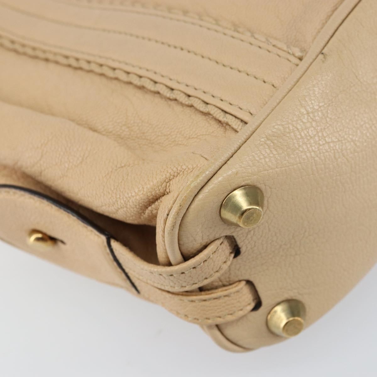 Chloe Vintage Tote bag Leather, BEIGE, LEATHER, Tote bag