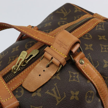 Louis Vuitton Sac Souple Handbag Monogram Canvas, BROWN, CANVAS, Handbag