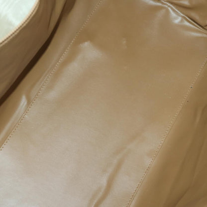 Celine Vintage Macadam Boston bag Canvas and Leather, BEIGE, CANVAS, Travel bag