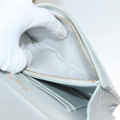 Christian Dior Diorama Wallet on Chain Leather, SILVER, LEATHER, Wallets