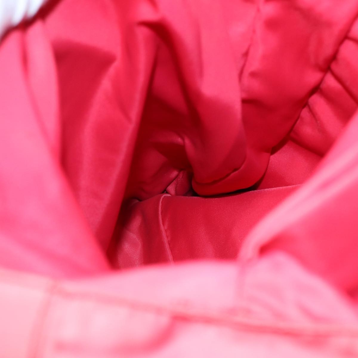 Prada Logo Flat Tote Bag. Nylon Tessuto, PINK, NYLON, Tote bag