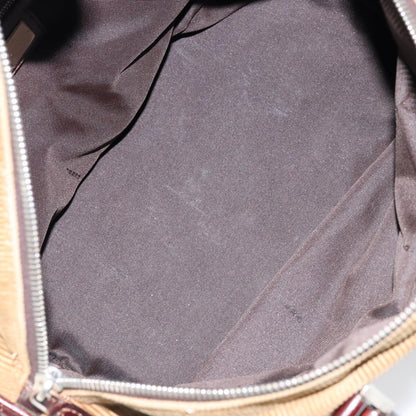 Fendi Vintage Top Handle Bag Velvet, BEIGE, VELVET, Handbag