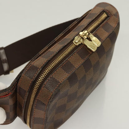 Louis Vuitton Geronimos Waist Bag Damier, BROWN, CANVAS, Shoulder bag