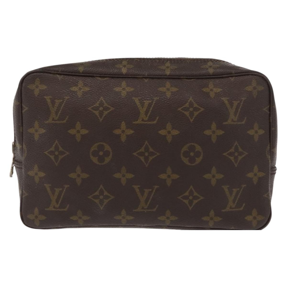 Louis Vuitton Trousse Toiletry Pouch Monogram Canvas, BROWN, CANVAS, Toiletry Case