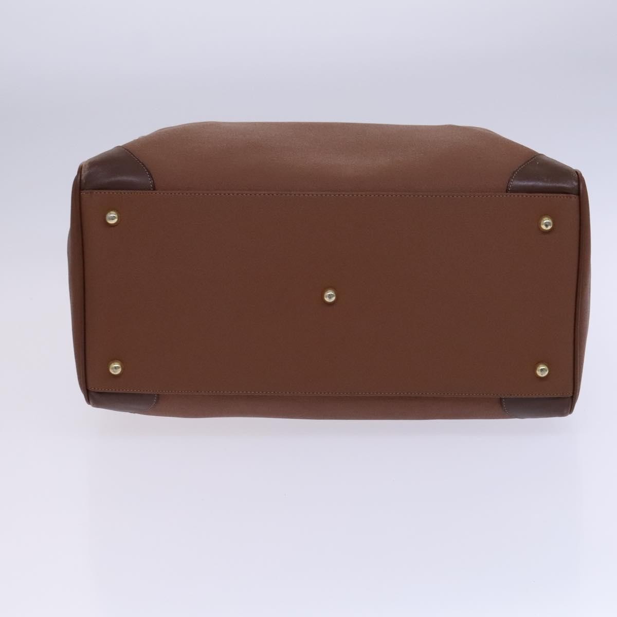 Burberry Front Pocket Zip Boston Bag House Check Canvas and Leather, BROWN, LEATHER, Travel bag