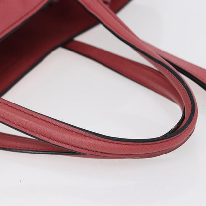 Prada Convertible Soft Shopping Tote Saffiano Leather, PINK, LEATHER, Tote bag