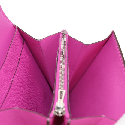 Hermes Constance Slim Wallet Epsom, PURPLE, LEATHER, Wallets