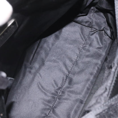 Prada Resin Handle Tote Satin, BLACK, SATIN, Tote bag