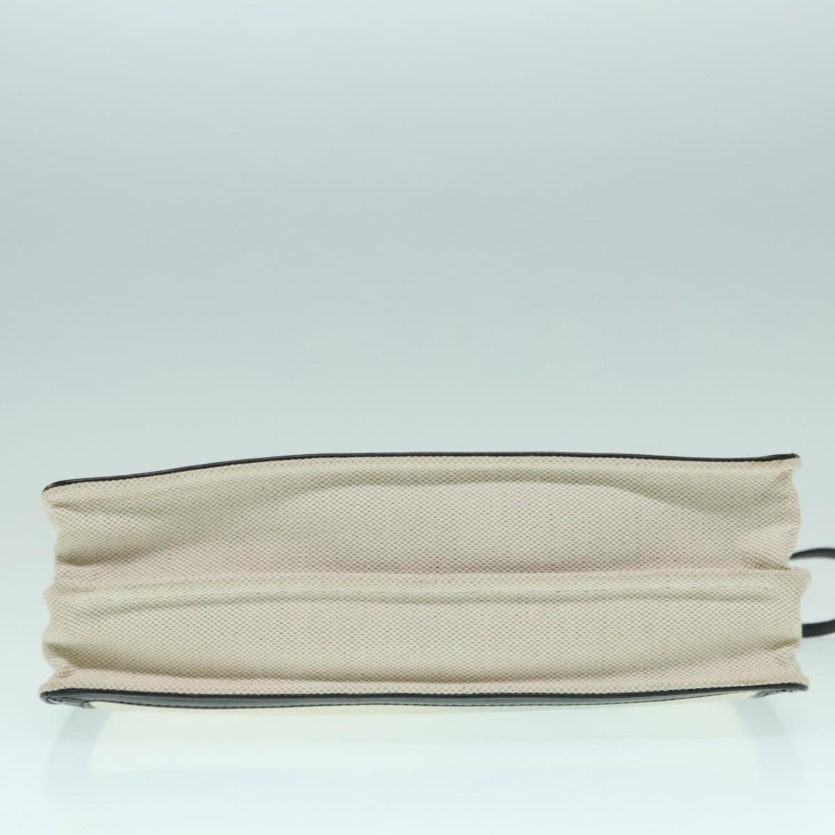 Balenciaga Navy Pochette Canvas and Leather, WHITE, CANVAS, Shoulder bag