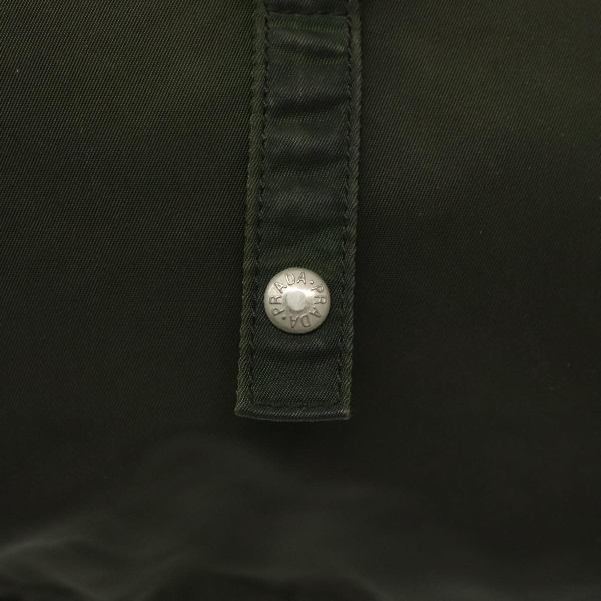 Prada Vintage Zip Tote Tessuto, KHAKI, NYLON, Tote bag