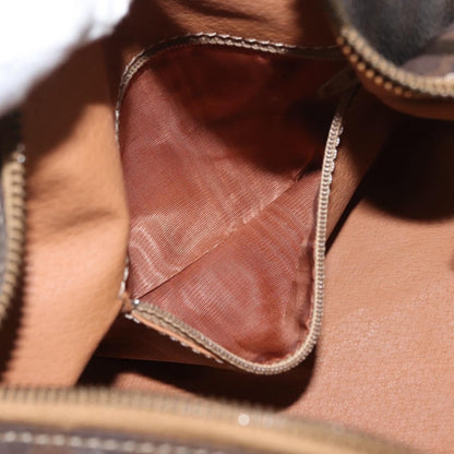 Celine Vintage Macadam Handbag Macadam, BROWN, CANVAS, Handbag