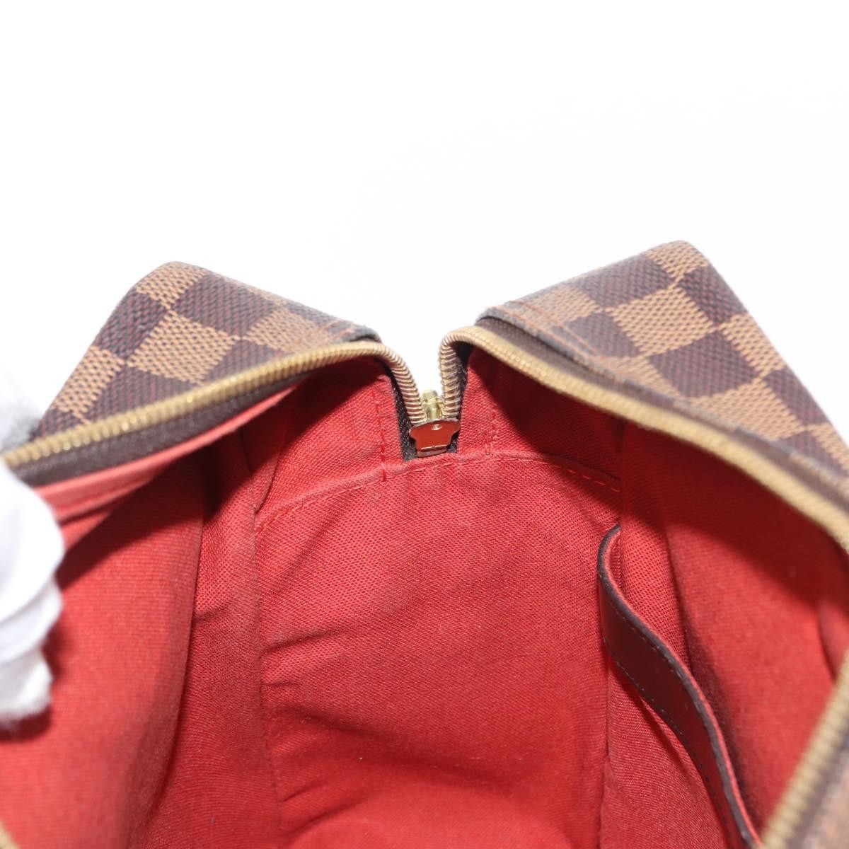 Louis Vuitton Naviglio Handbag Damier, BROWN, CANVAS, Shoulder bag