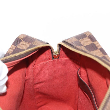 Louis Vuitton Naviglio Handbag Damier, BROWN, CANVAS, Shoulder bag