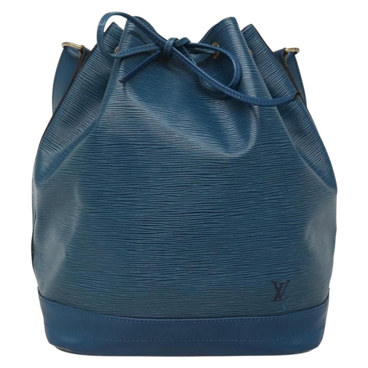 Louis Vuitton Noe Handbag Epi leather, BLUE, LEATHER, Handbag