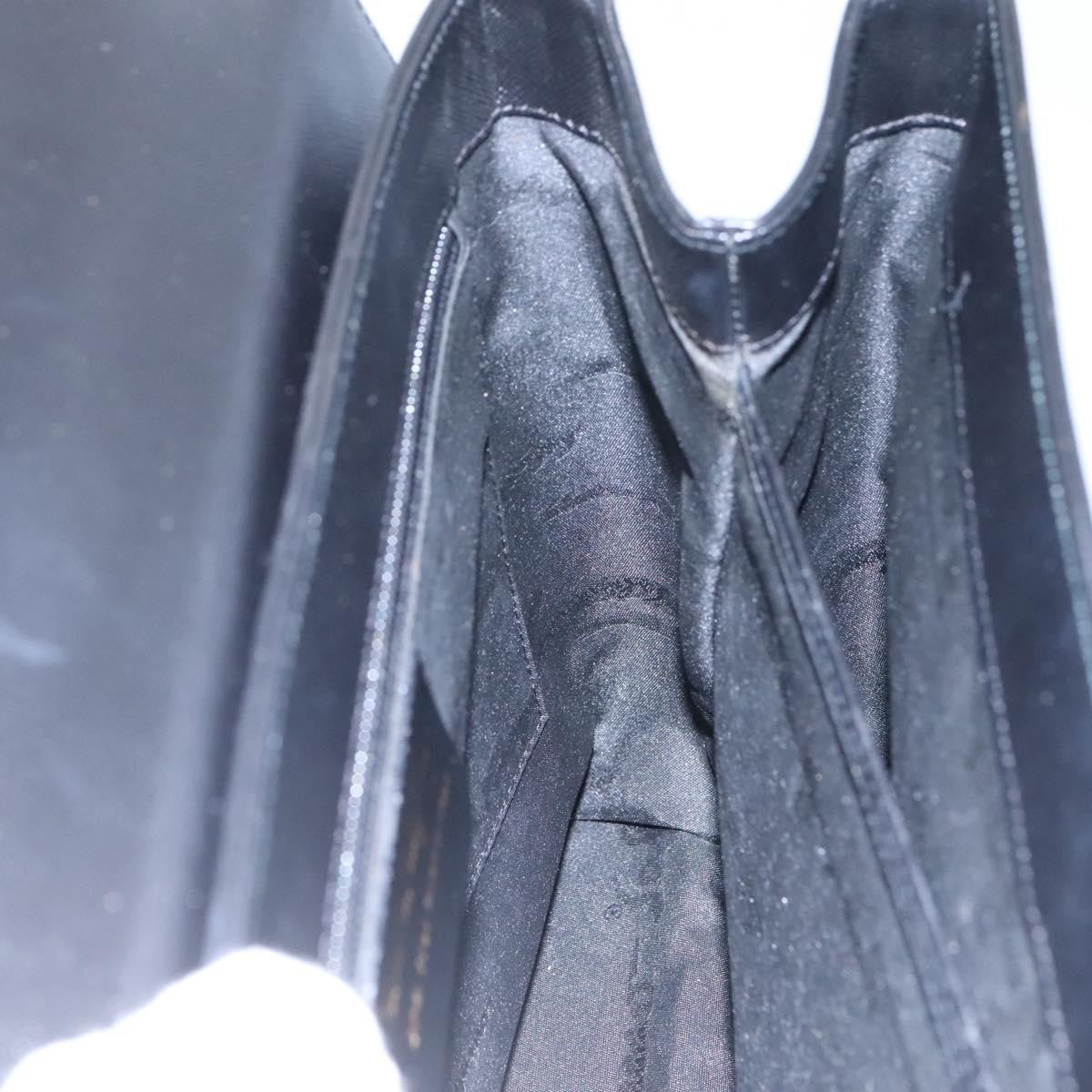 Salvatore Ferragamo Gancini Convertible Top Handle Bag Leather, BLACK, LEATHER, Handbag