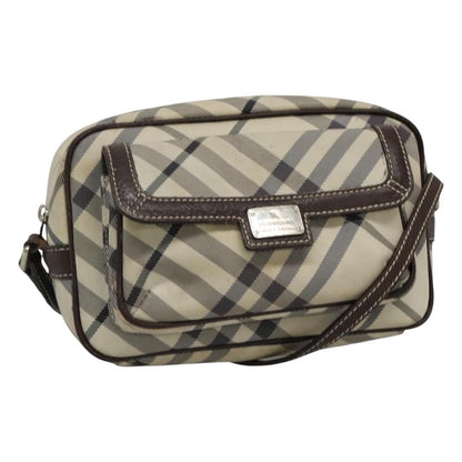 Burberry Nova Check Blue Label Nylon, BEIGE, NYLON, Shoulder bag