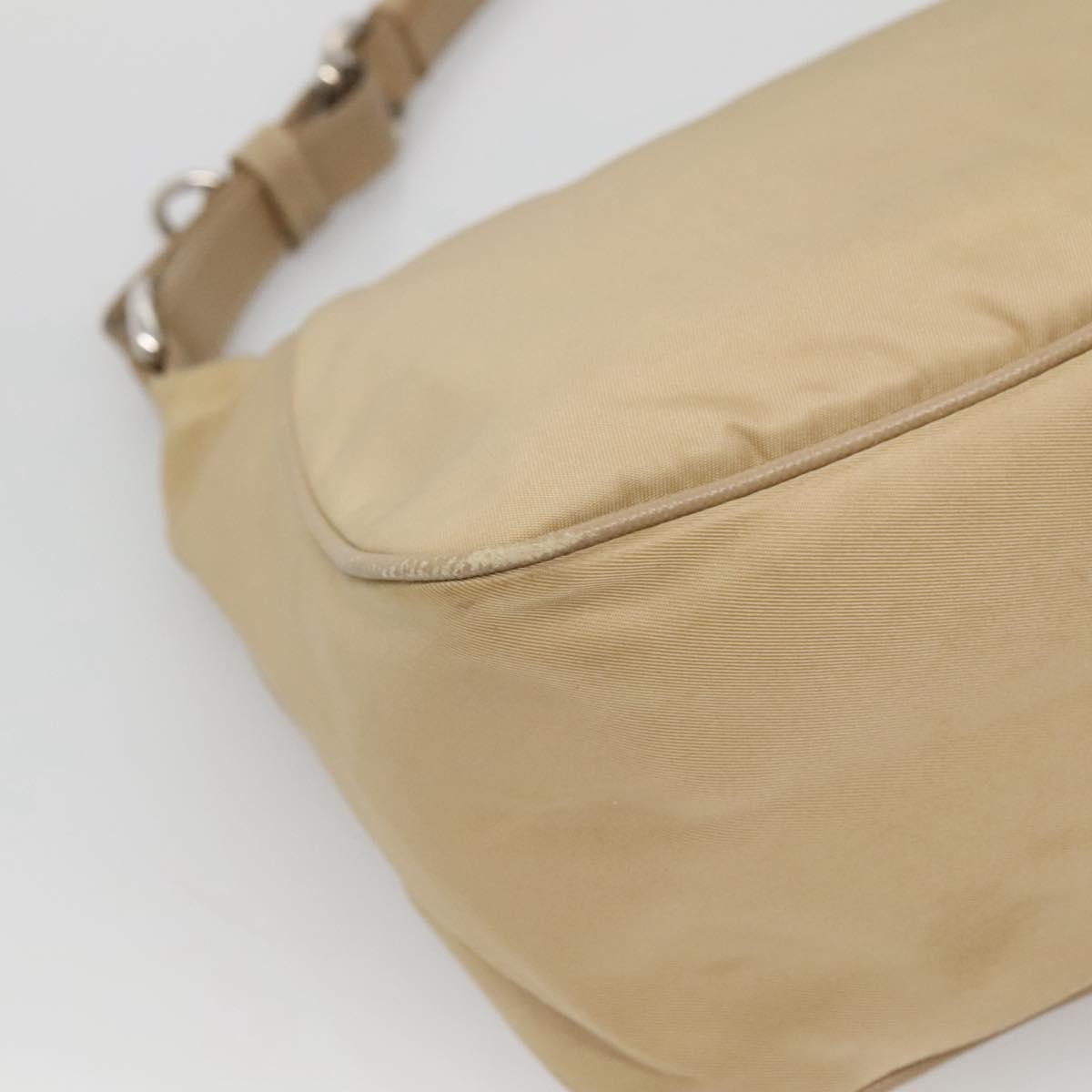 Prada Hobo Tessuto, BEIGE, NYLON, Shoulder bag