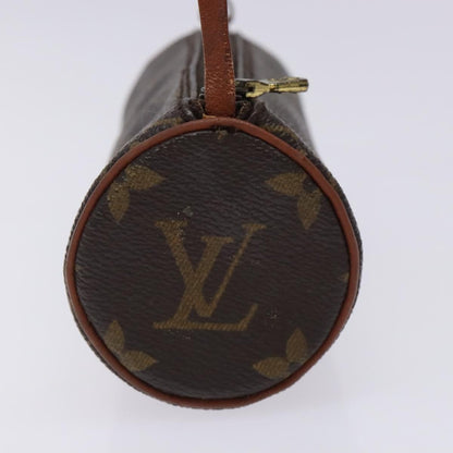 Louis Vuitton Papillon Pochette Monogram Canvas, BROWN, CANVAS, Clutche & pouche